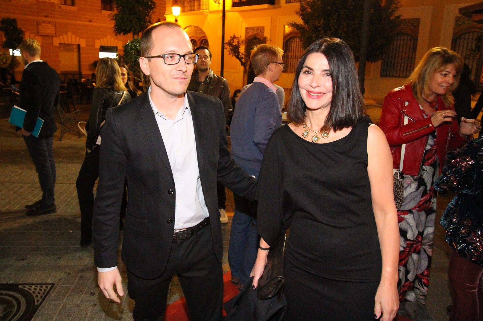 Imágenes de la entrega del premio Ciudad de Huelva a Darío Grandinetti.