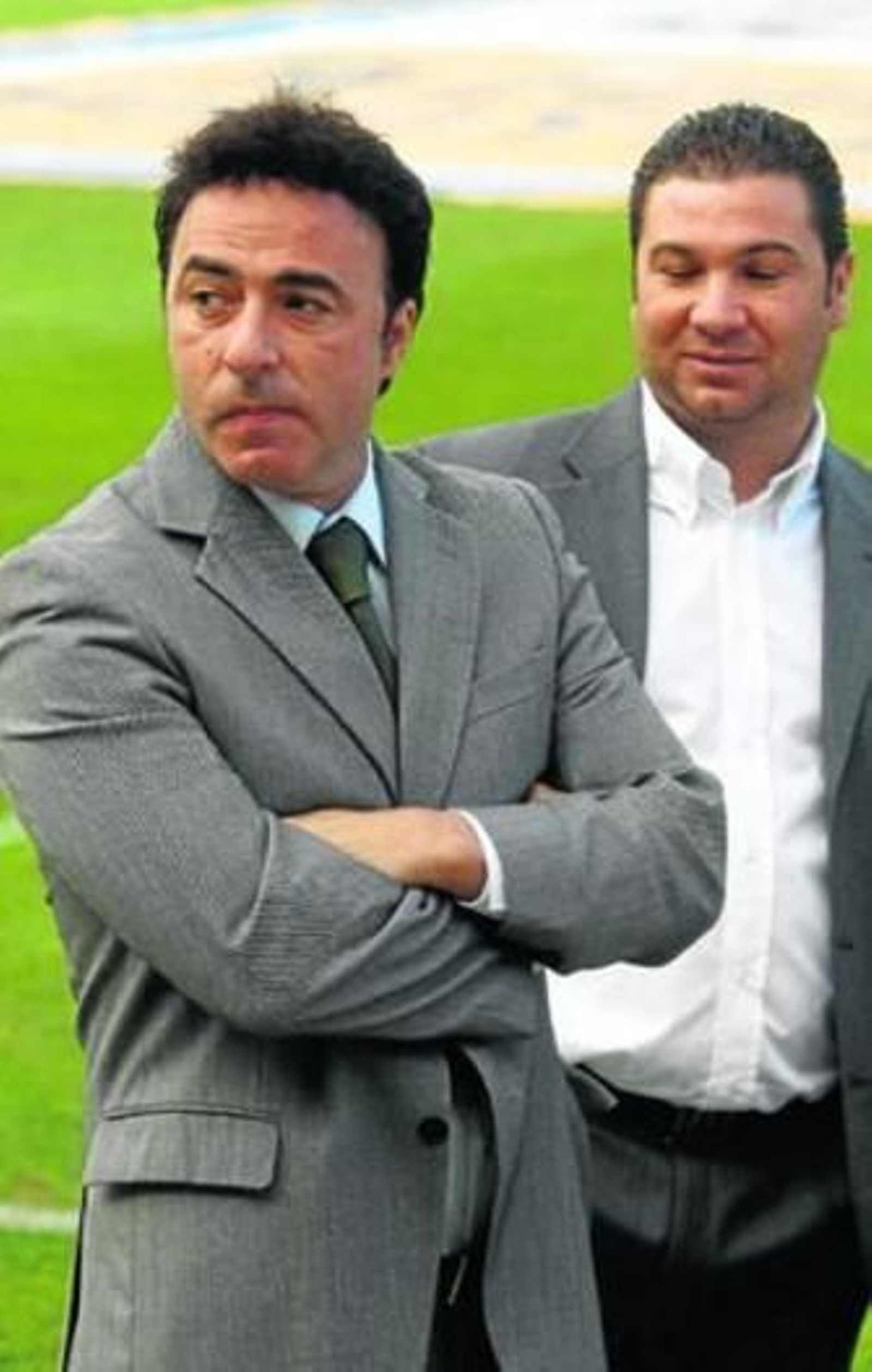 Quique Pina (i), junto a su inseparable Juan Carlos Cordero.