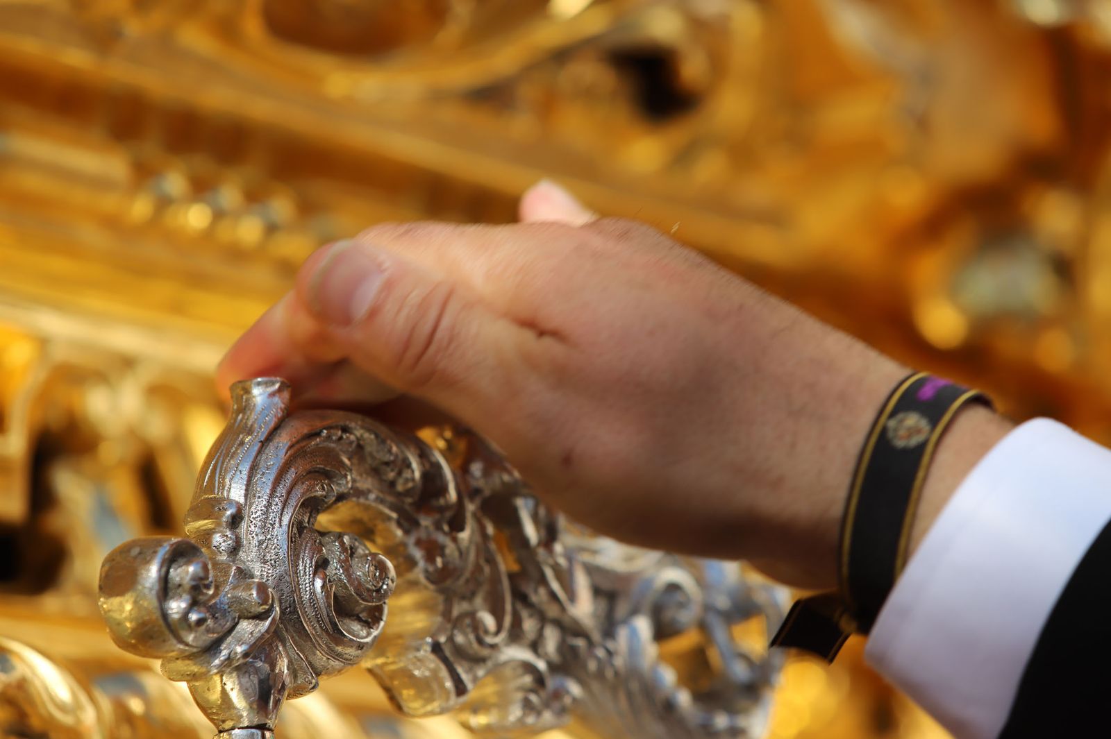 Imágenes de la procesión de la hermandad de la Lanzada de Huelva