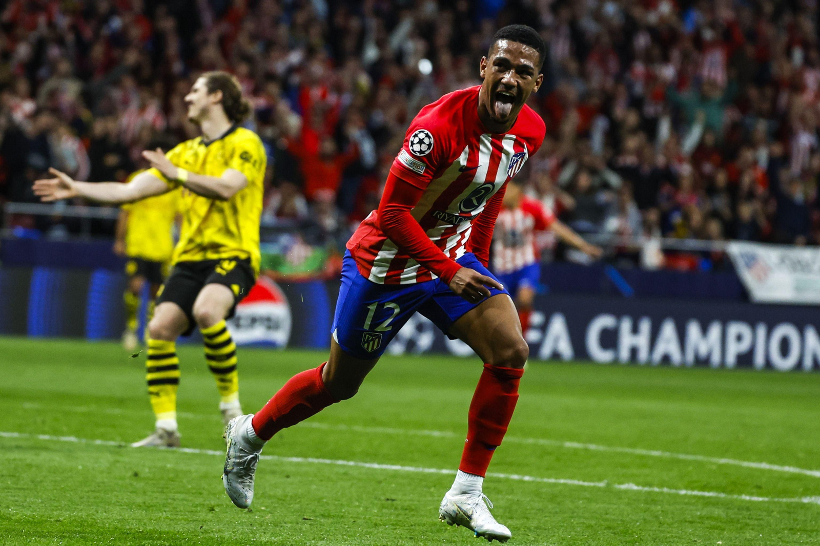 El Atlético de Madrid - Borussia Dortmund, en fotos