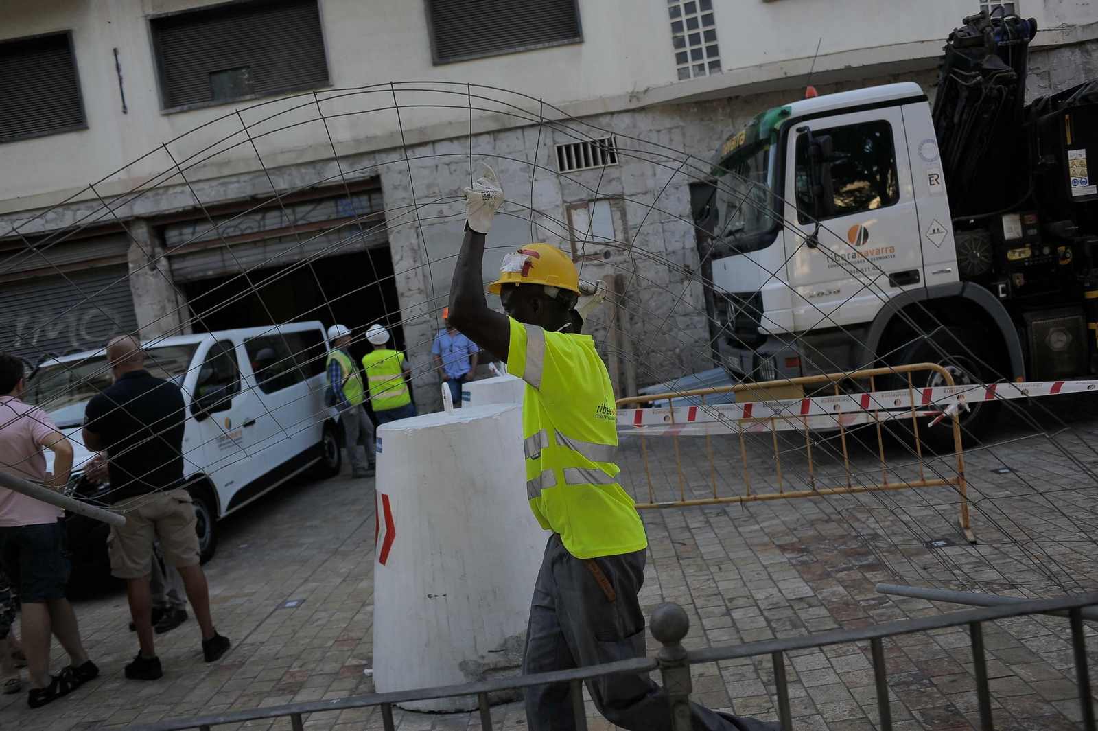 Fotos del comienzo de los trabajos para la demolición del Astoria