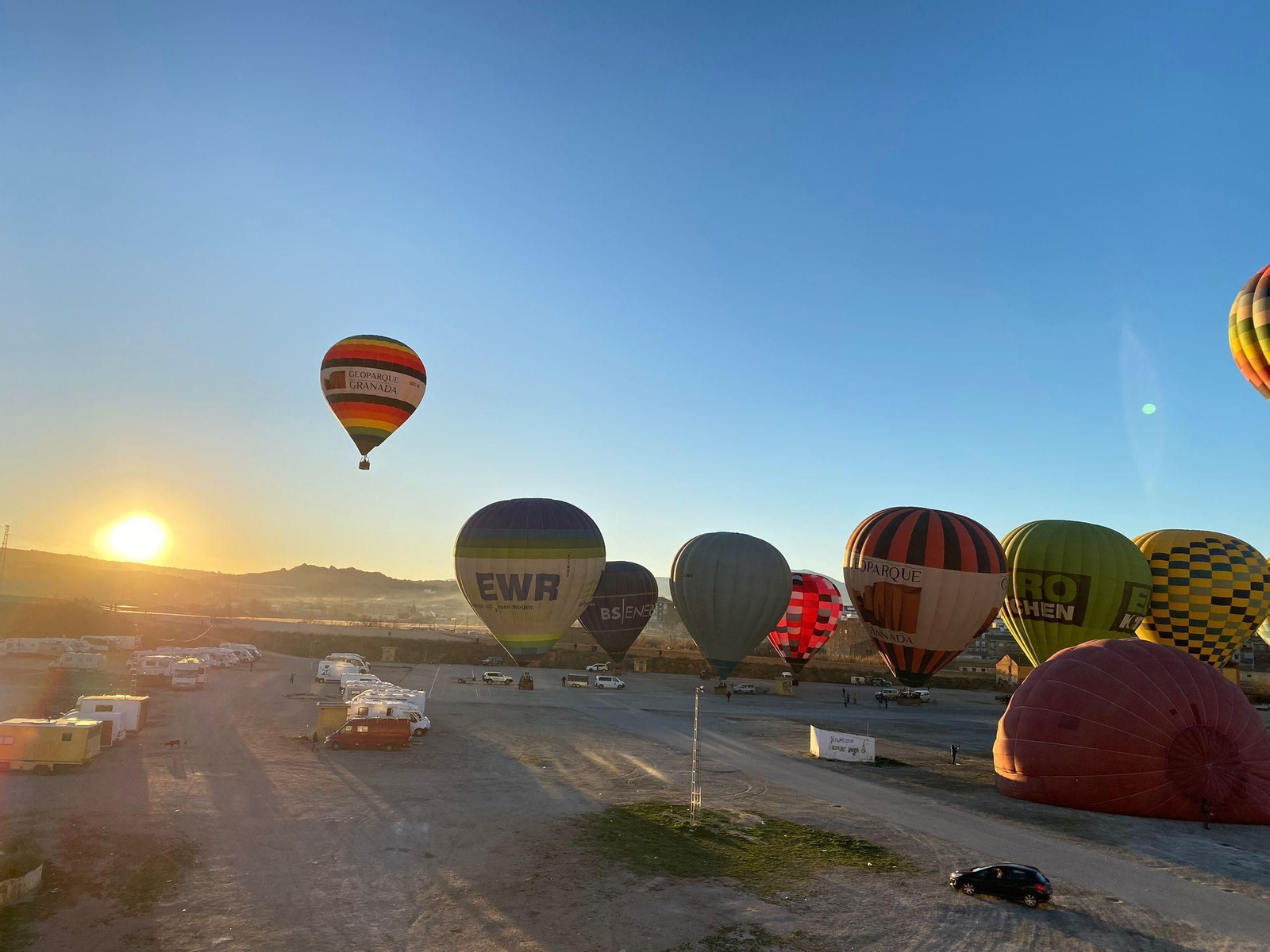 FOTOGALERÍA: El Geoparque a vista de globo aerostático