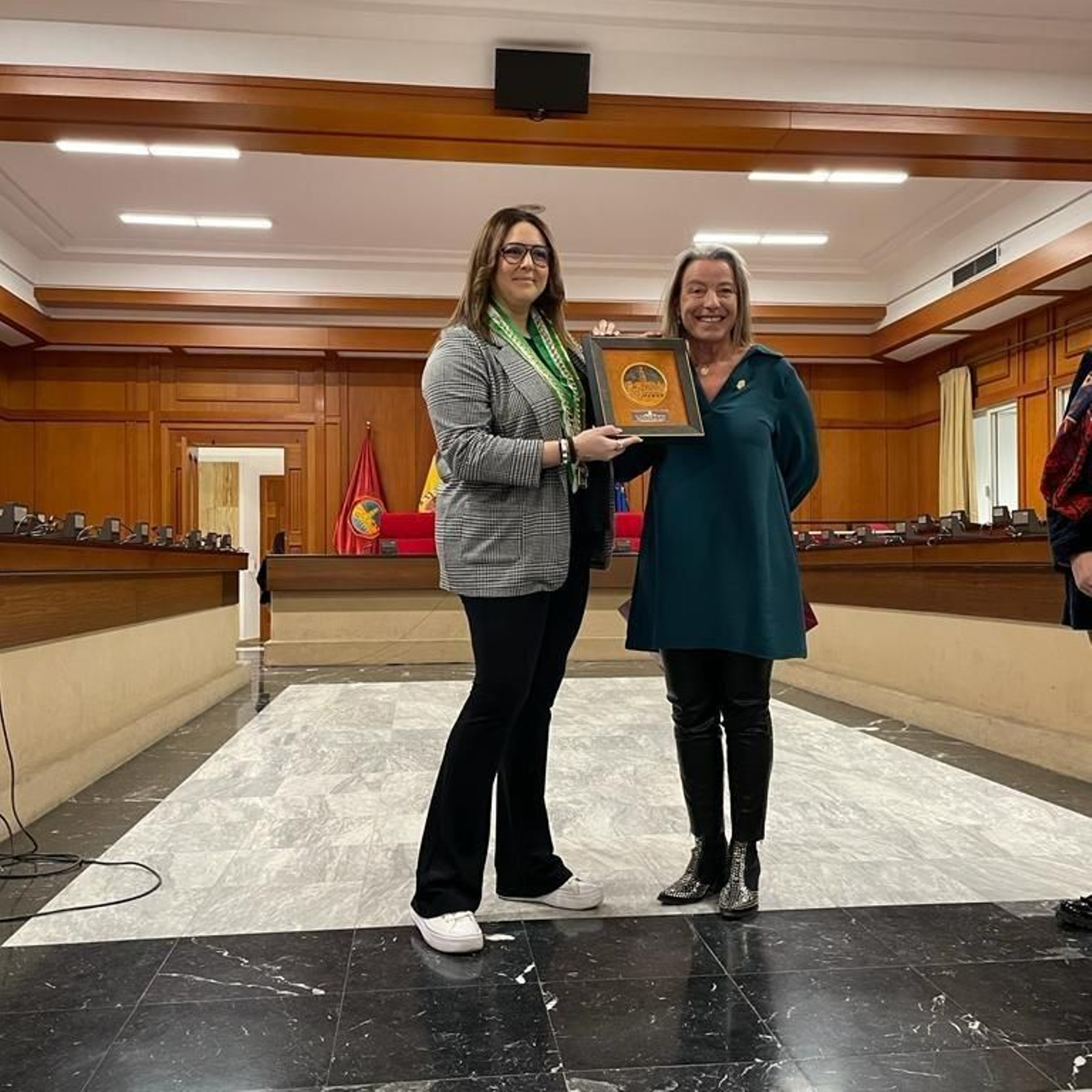 Estrella Moreno durante el nombramiento.