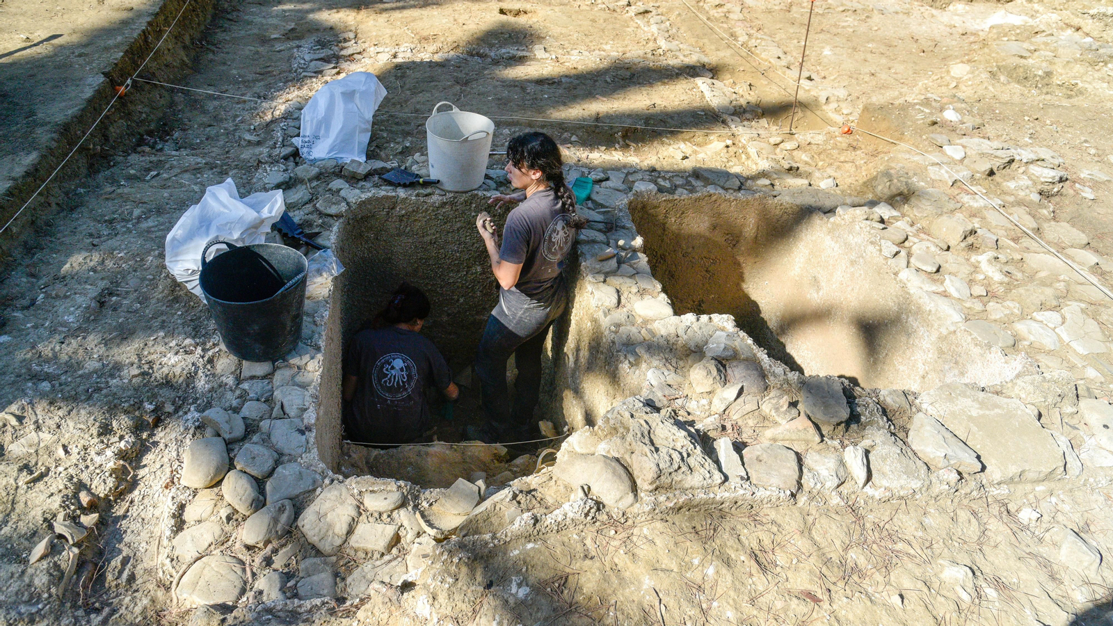 La fabrica de salazón en el yacimiento arqueológico de Carteia