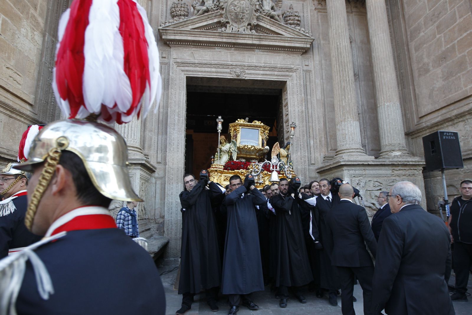 Imágenes de la Procesión del Entierro, Viernes Santo. Semana Santa Almería 2019