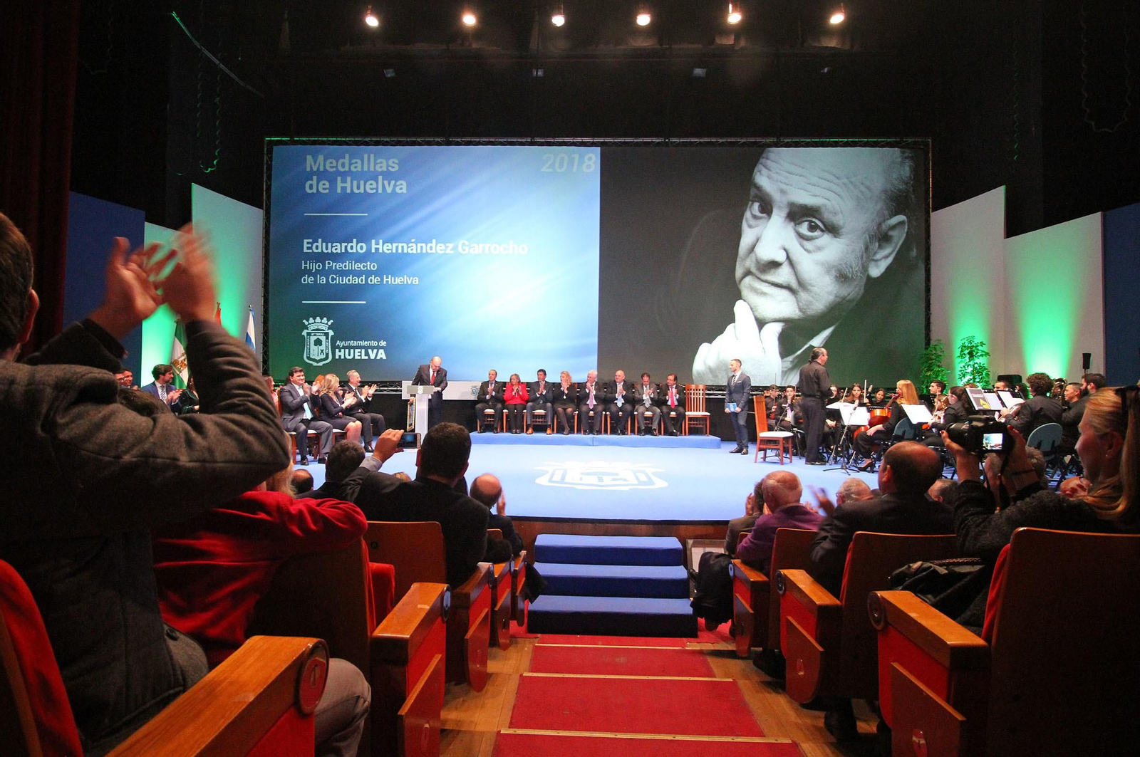 Imágenes de la entrega de las Medallas de Huelva 2018.