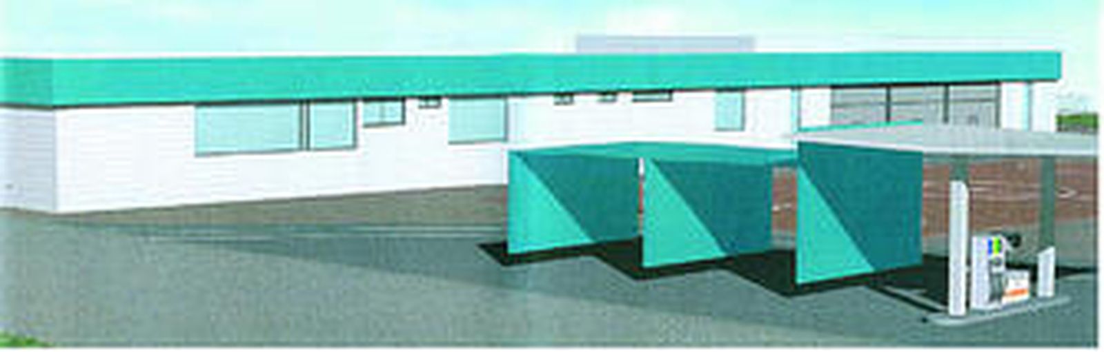 Maqueta de cómo será la Ciudad del Taxi de Almería.