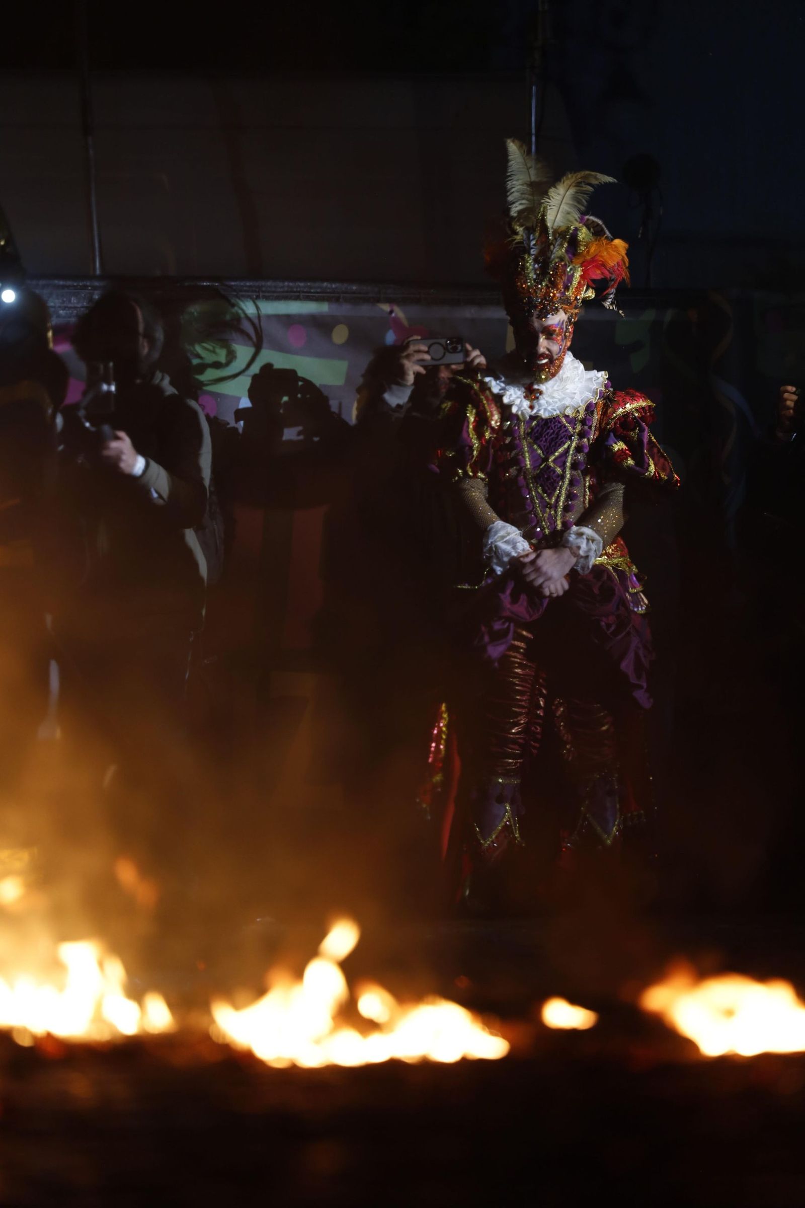 Cortejo, acto y quema del Dios Momo del Carnaval de Cádiz 2026