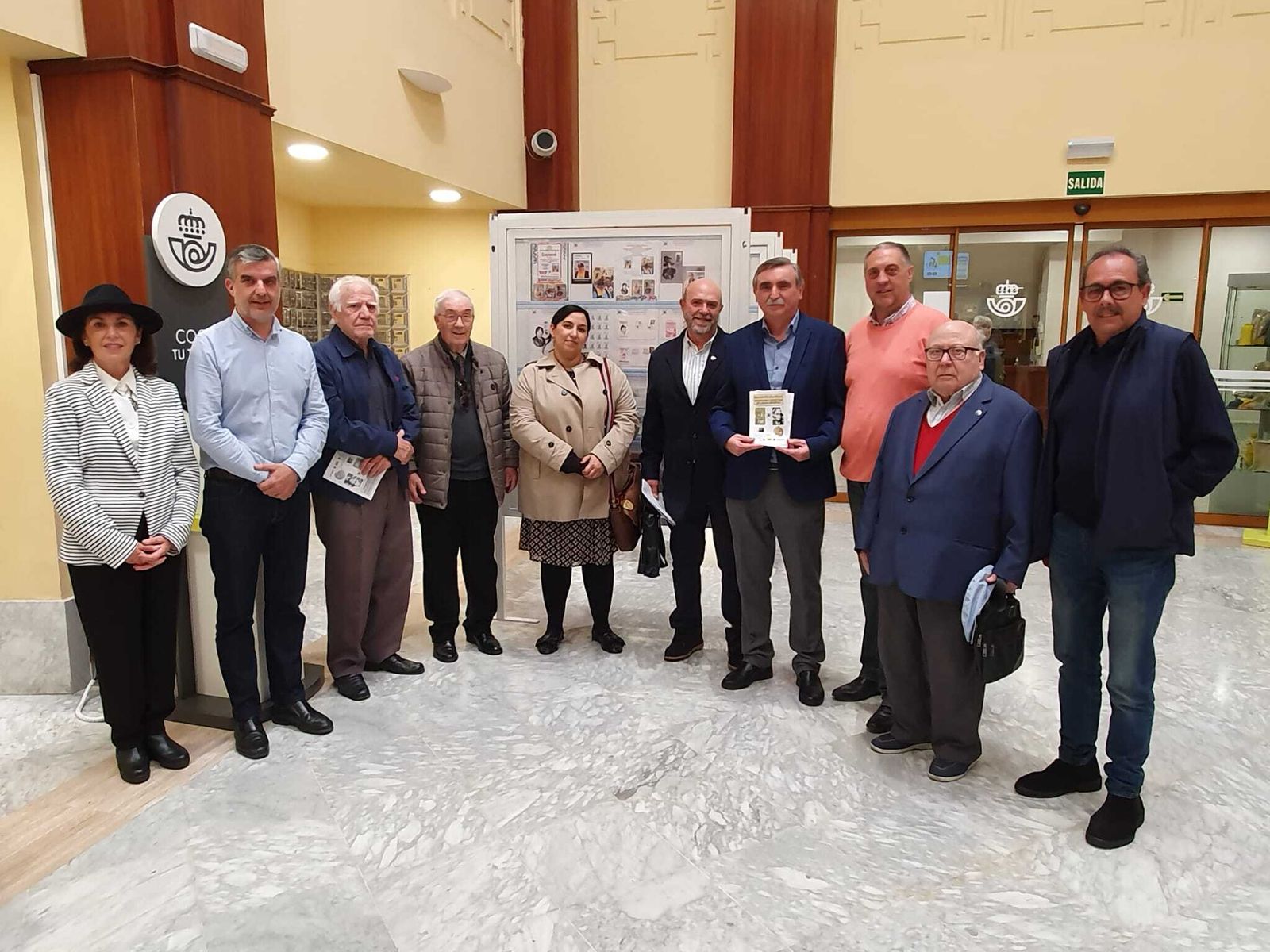 Presentación de la exposición en Correos.