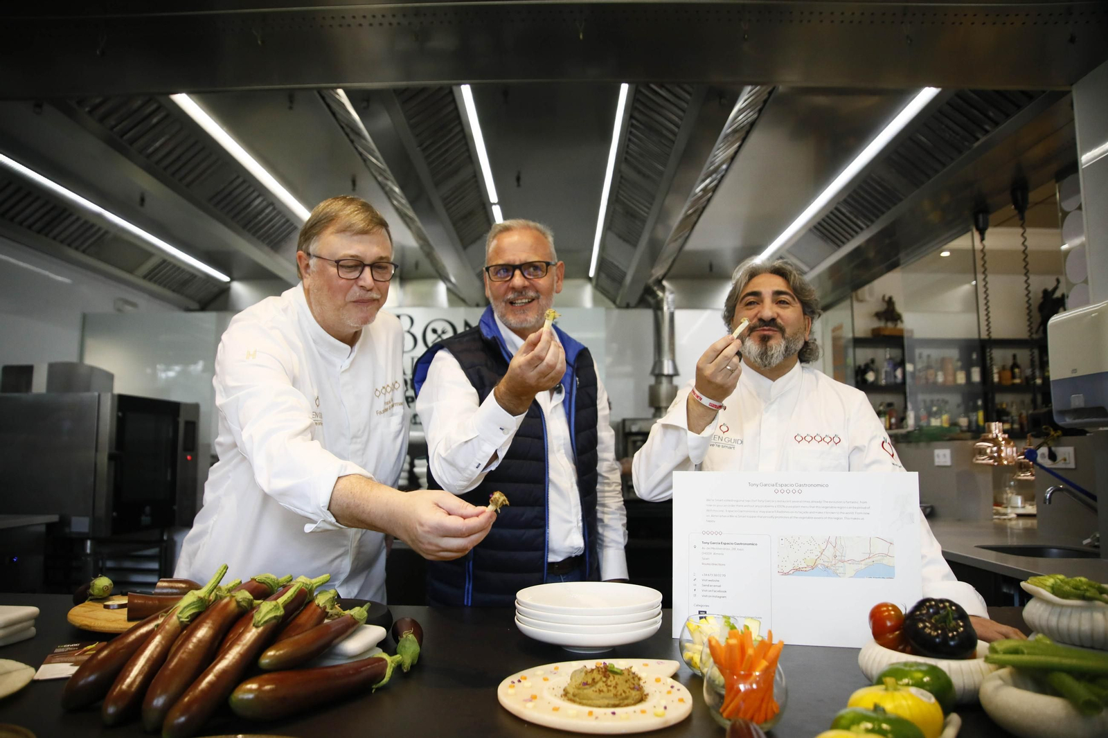Las imágenes de una nueva variedad de berenjena en Almería