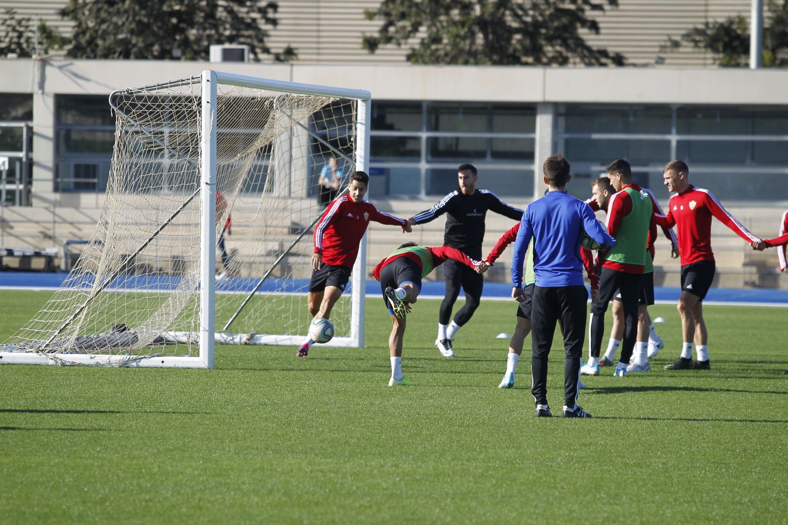 Fotogalería del entrenamiento del Almería previa al partido ante el Numancia