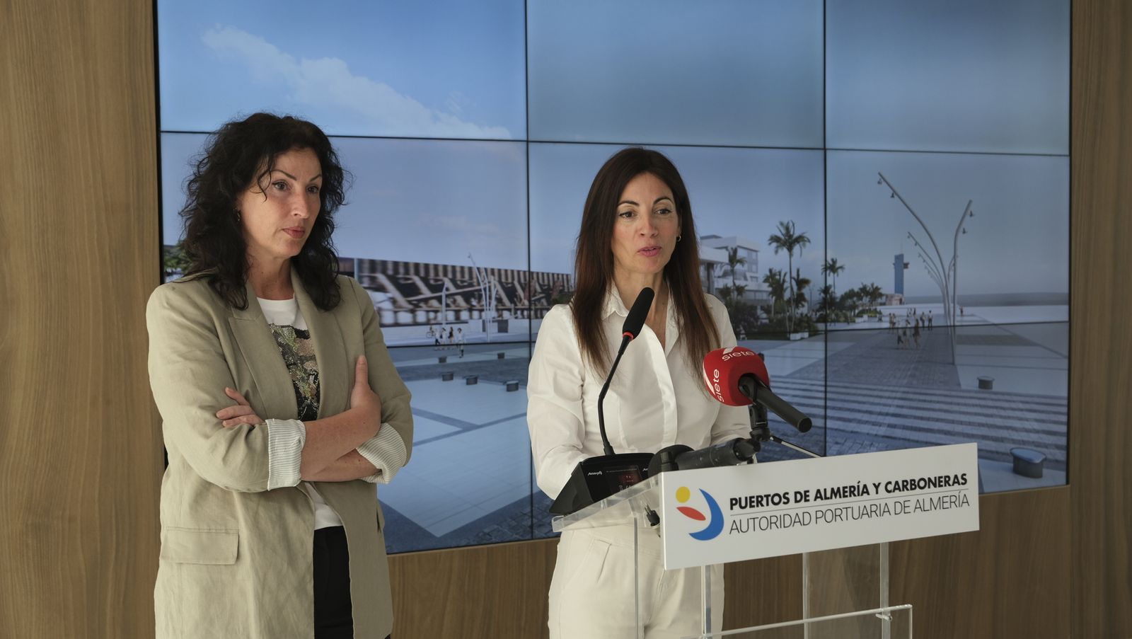 Imágenes del proyecto de eficiencia y urbanización del Puerto de Almería