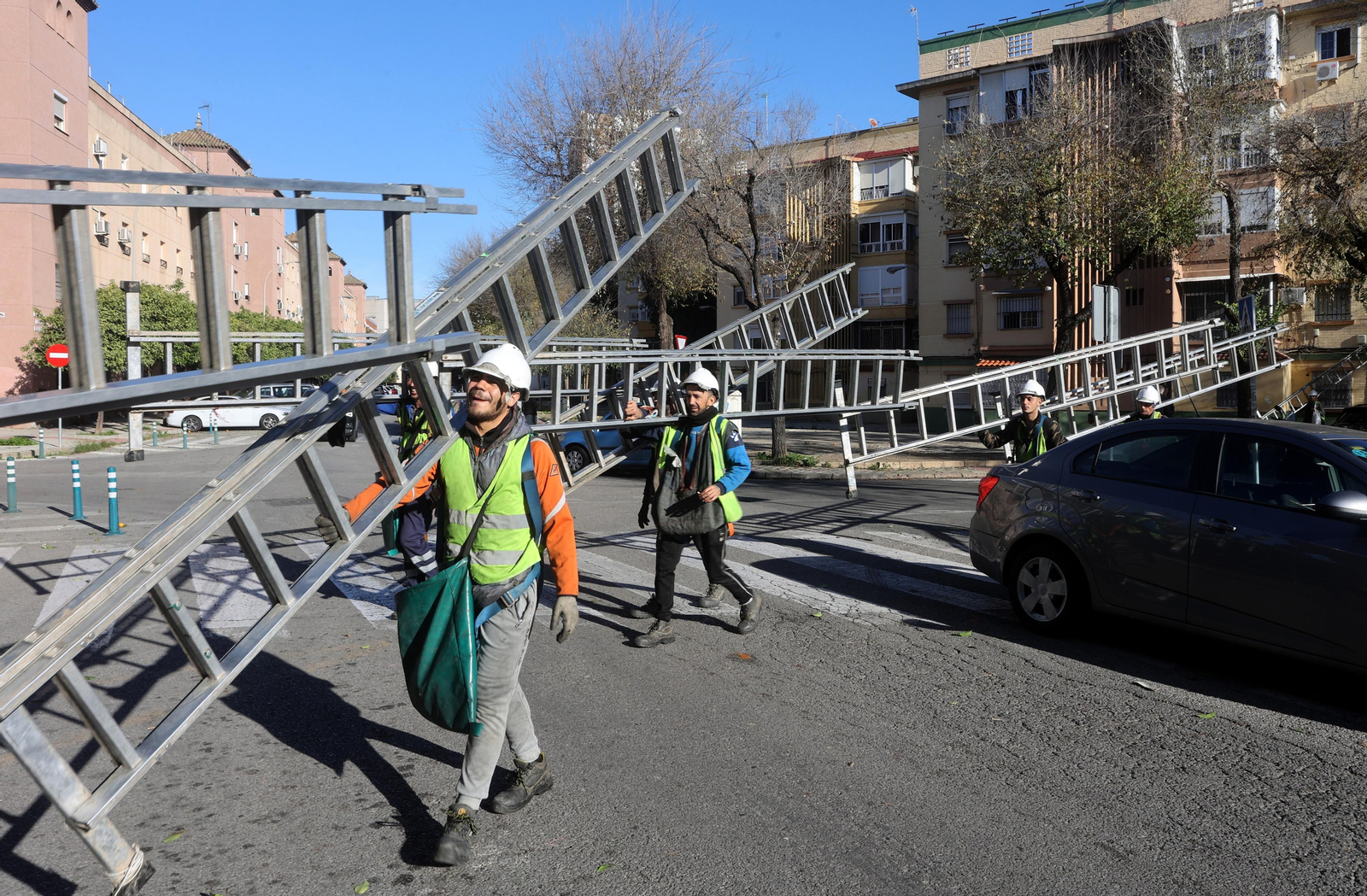 Recogida de la naranja de las calles de Sevilla
