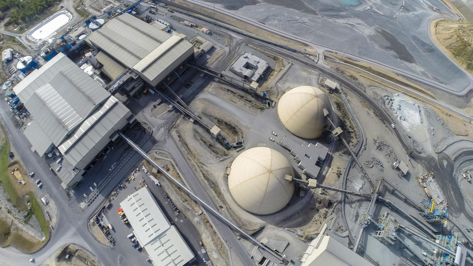 Instalaciones de Matsa en Almonaster la Real.