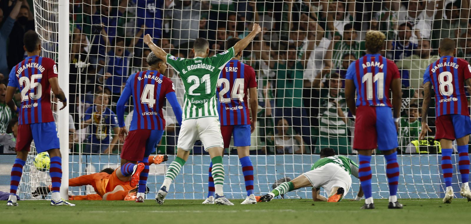 Las imágenes del Betis-Barcelona