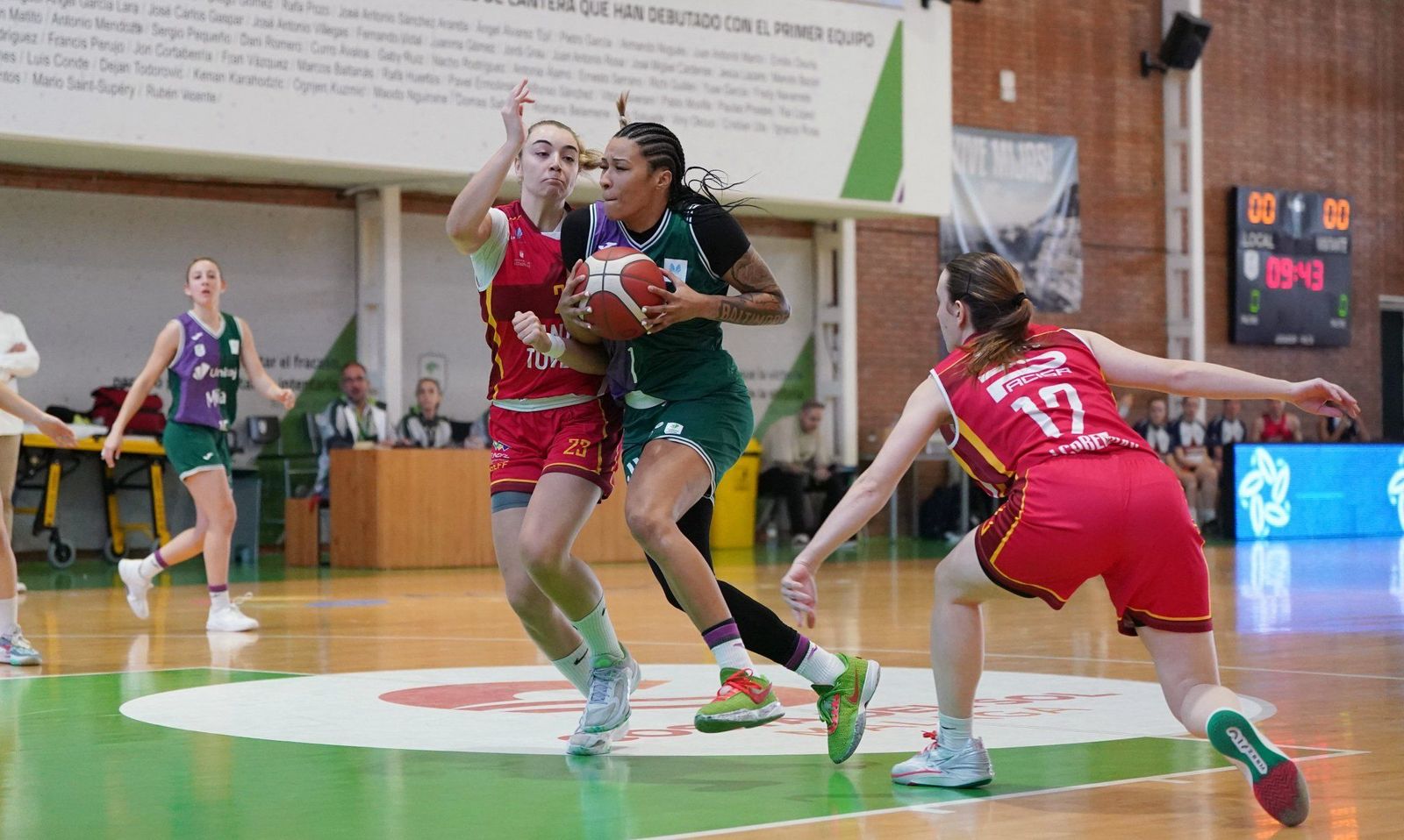 Imagen de un partido reciente del Unicaja Mijas