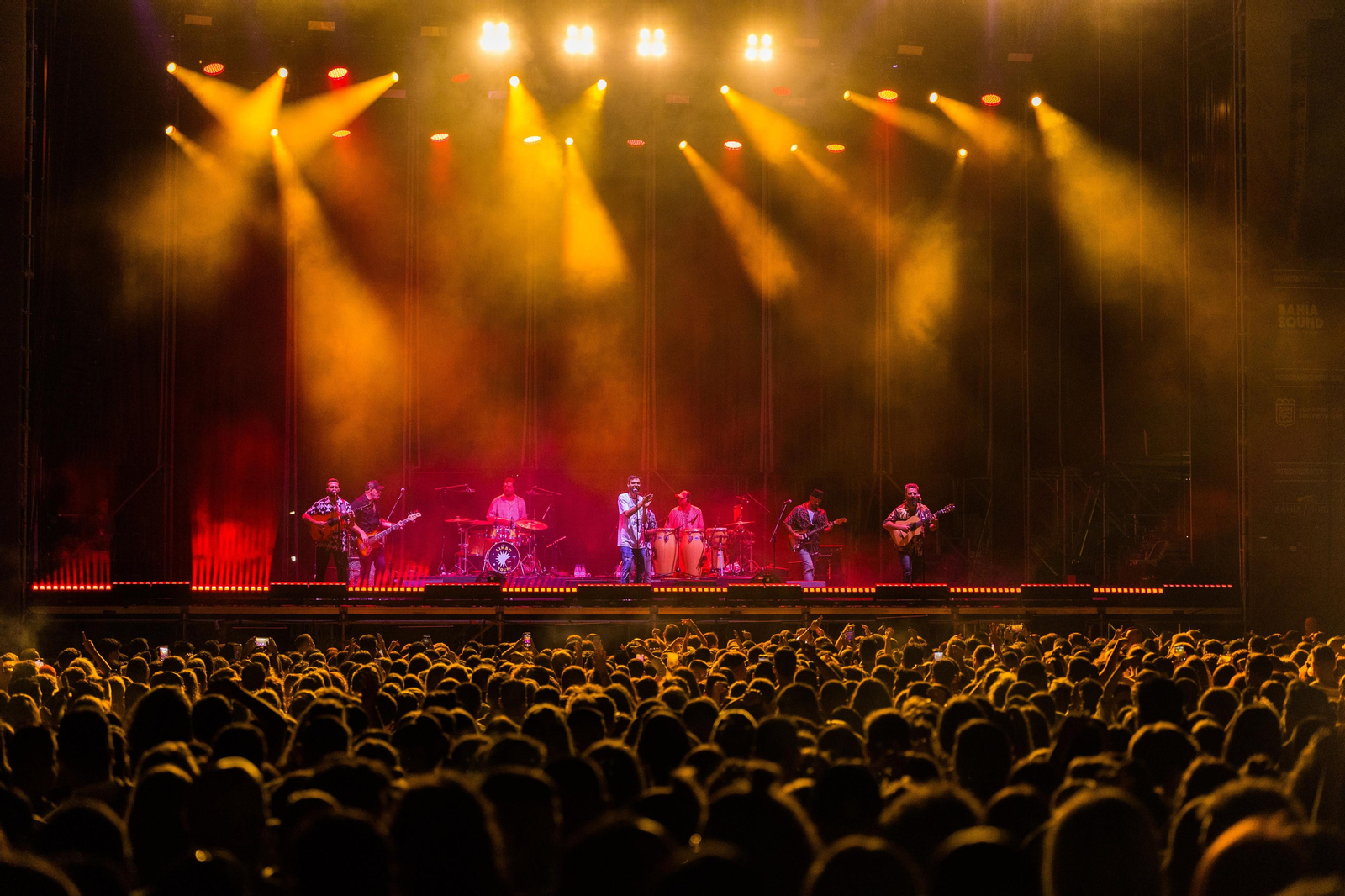 Raúle, en concierto en el Bahía Sound de San Fernando