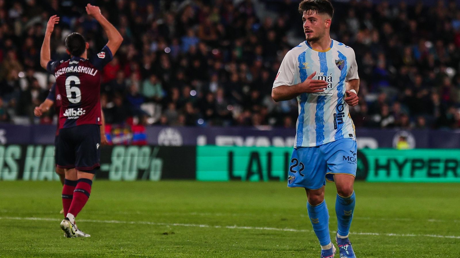 Las fotos del Levante-Málaga CF