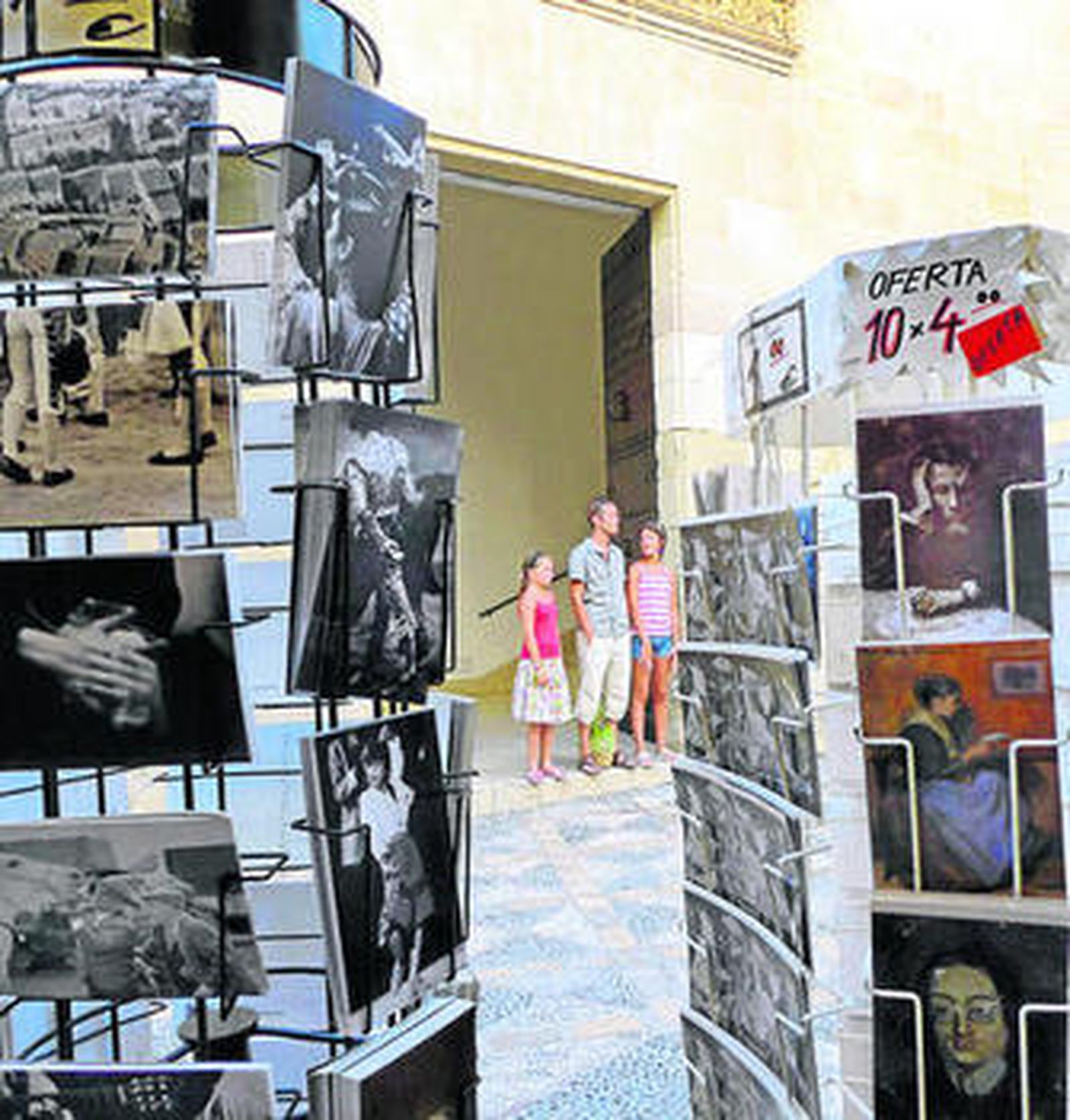 Turistas en el Museo Picasso.