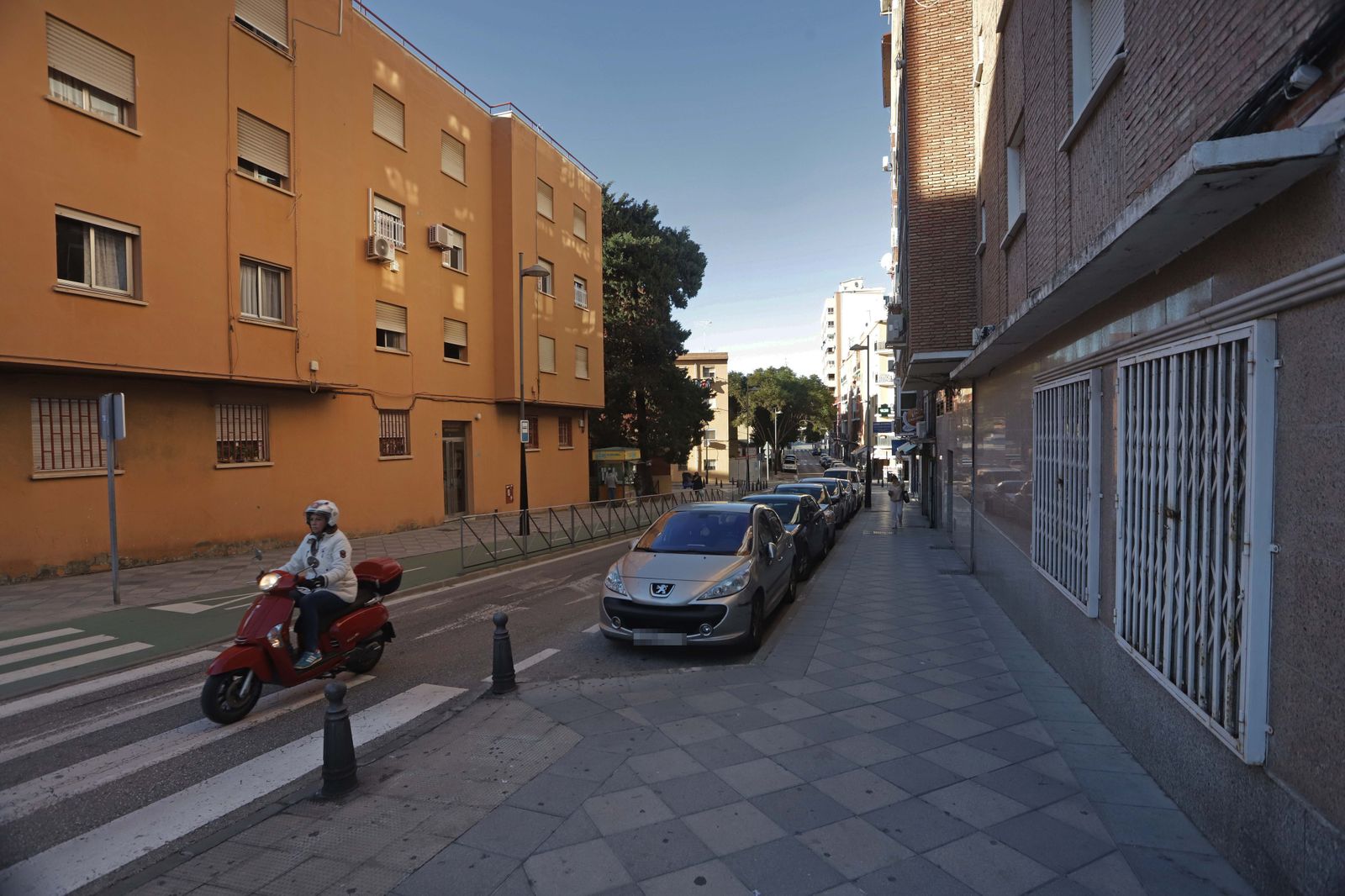 Tramo de Capitán Ontañón que quedará fuera de la reforma anunciada por el Ayuntamiento.