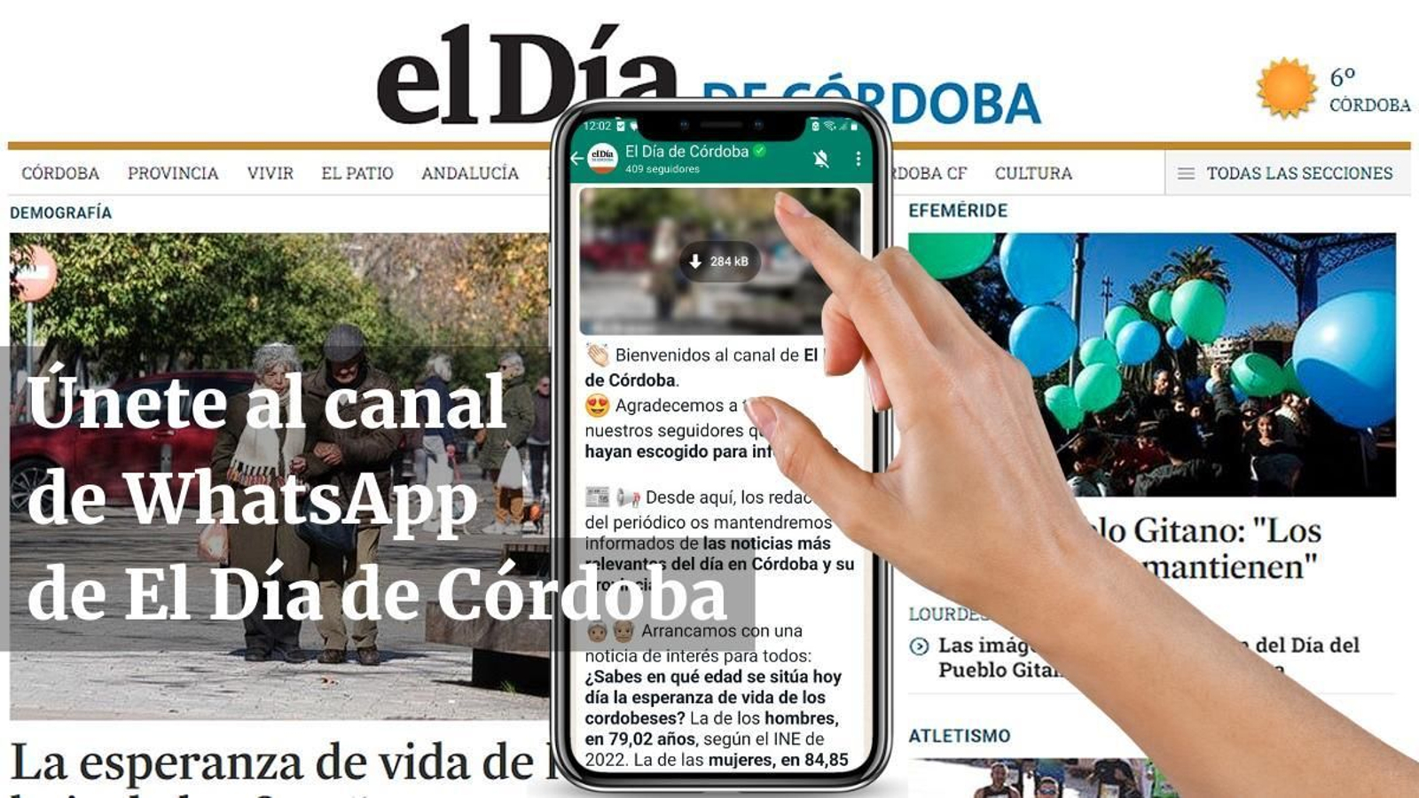 El Día de Córdoba estrena canal en WhatsApp: síguenos para informarte de lo que más te importa