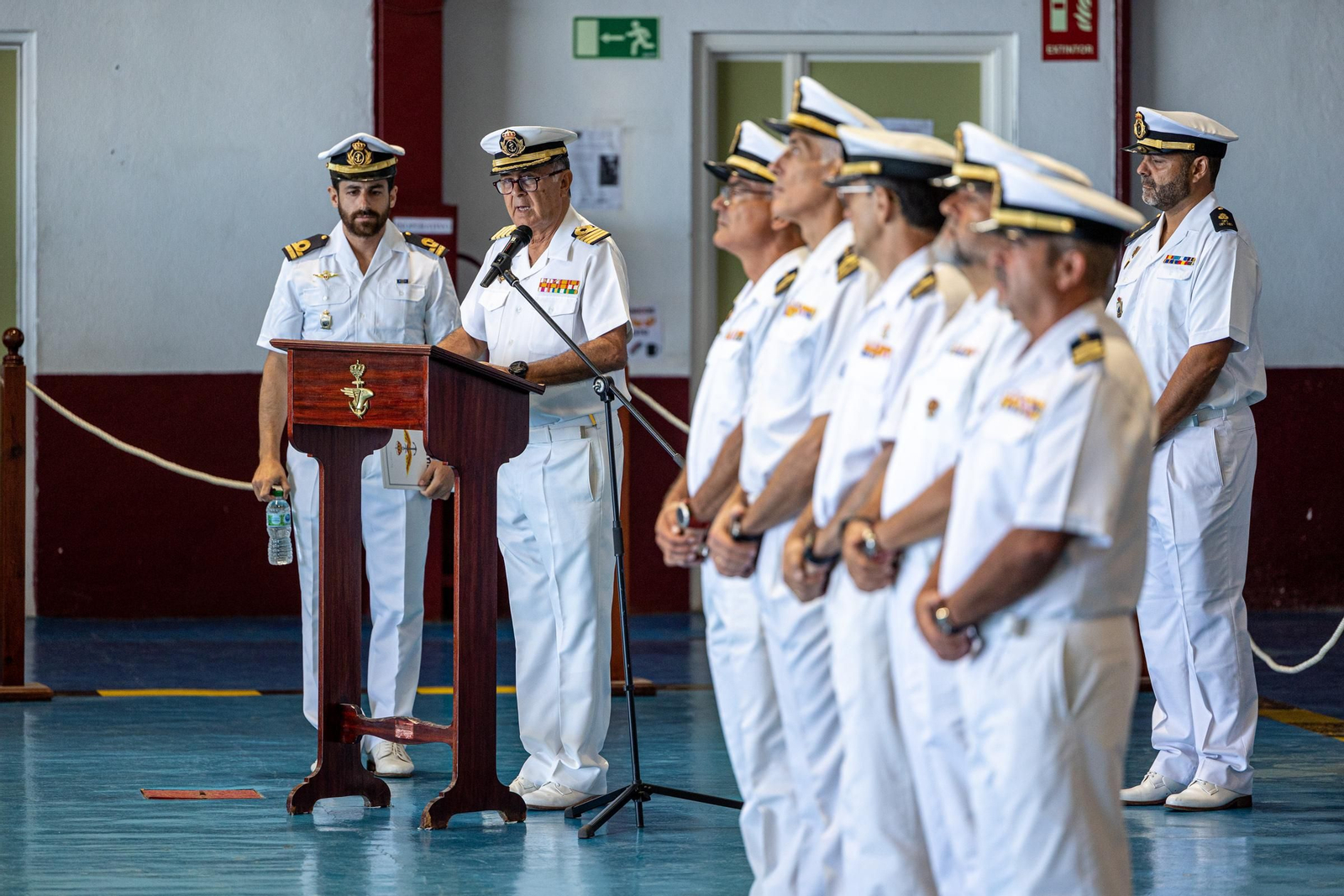 Imágenes de la Despedida del Sea King de la quinta escuadrilla