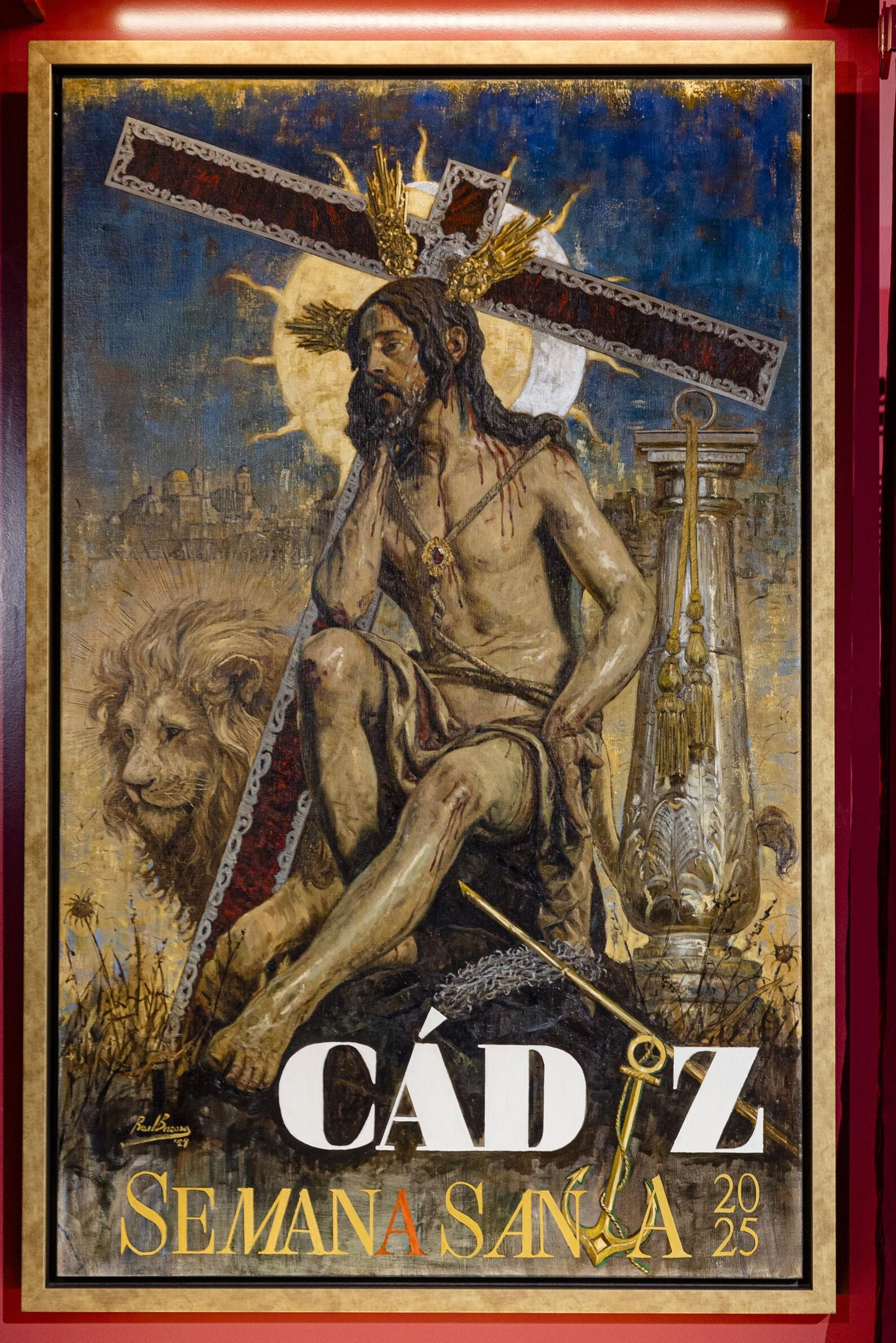 El cartel de la Semana Santa de Cádiz 2025, en primer plano El cartel de la Semana Santa de Cádiz 2025, en primer plano