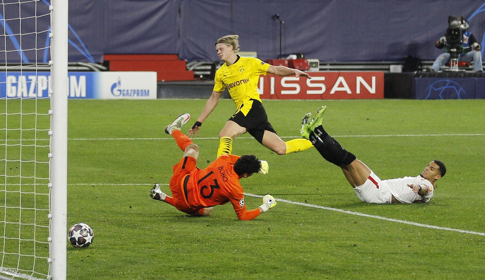 Las imágenes del Sevilla-Borussia Dortmund de Champions