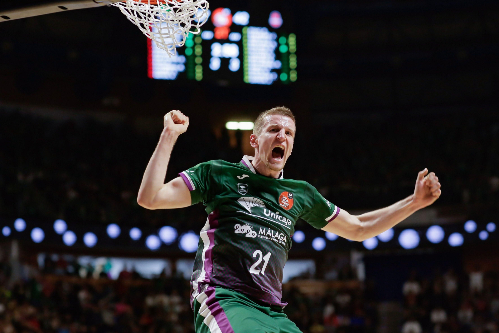 Los cinco años de Adam Waczynski en el Unicaja, en fotos