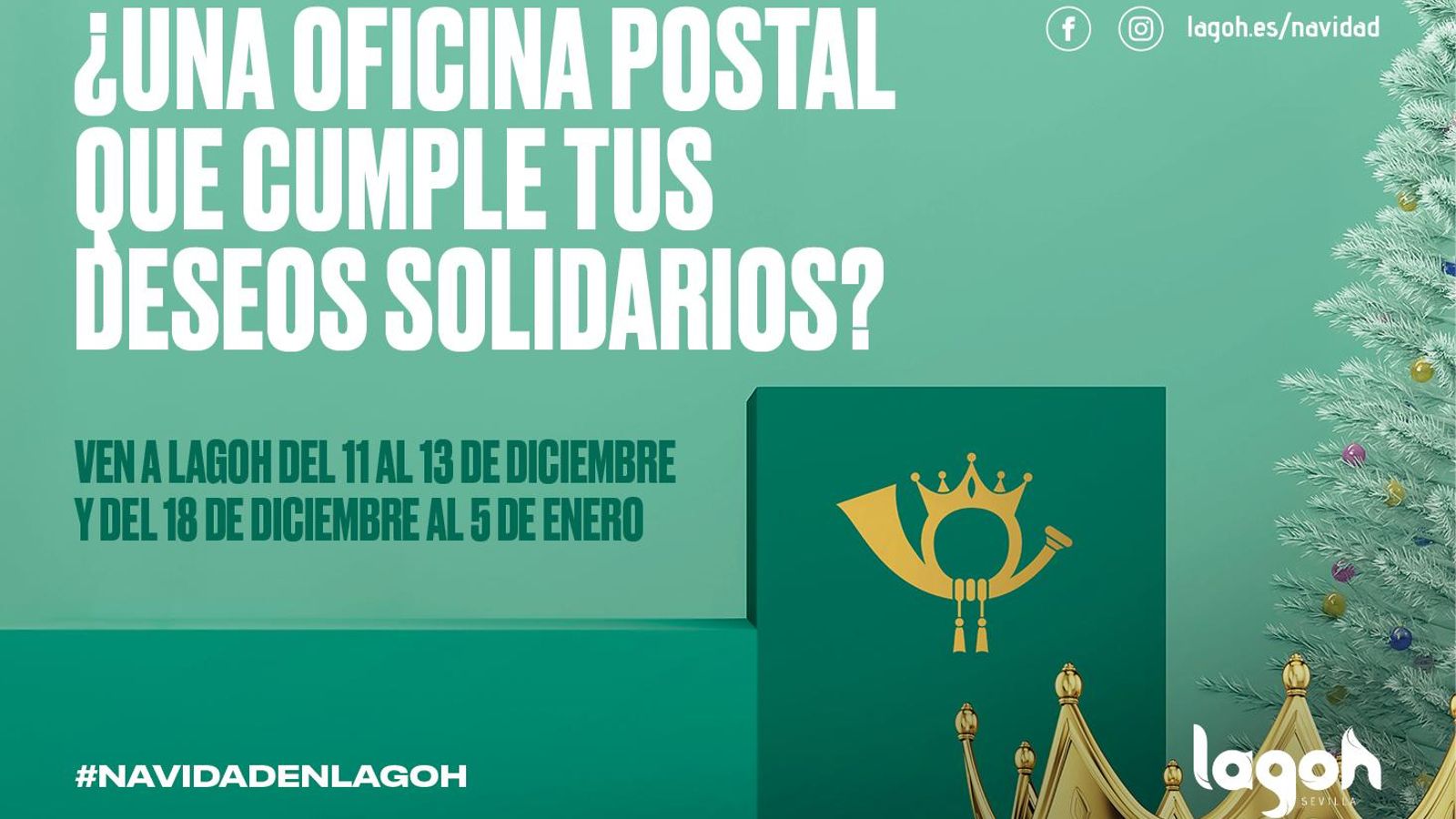 La Oficina Postal de Lagoh cumple los sueños más solidarios.