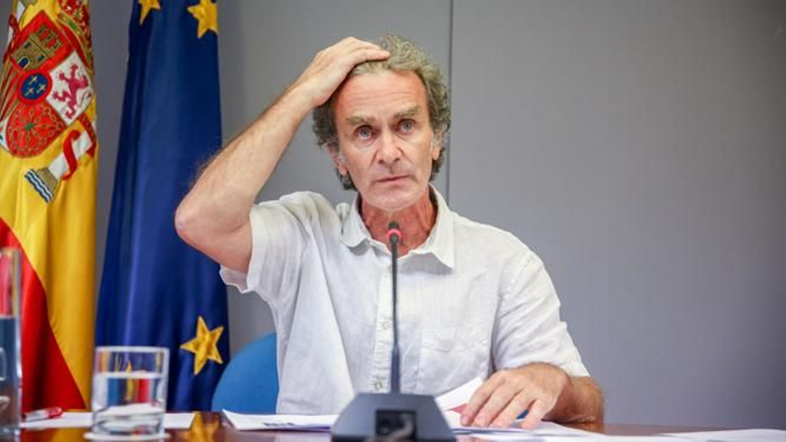 Fernando Simón, durante su comparecencia.