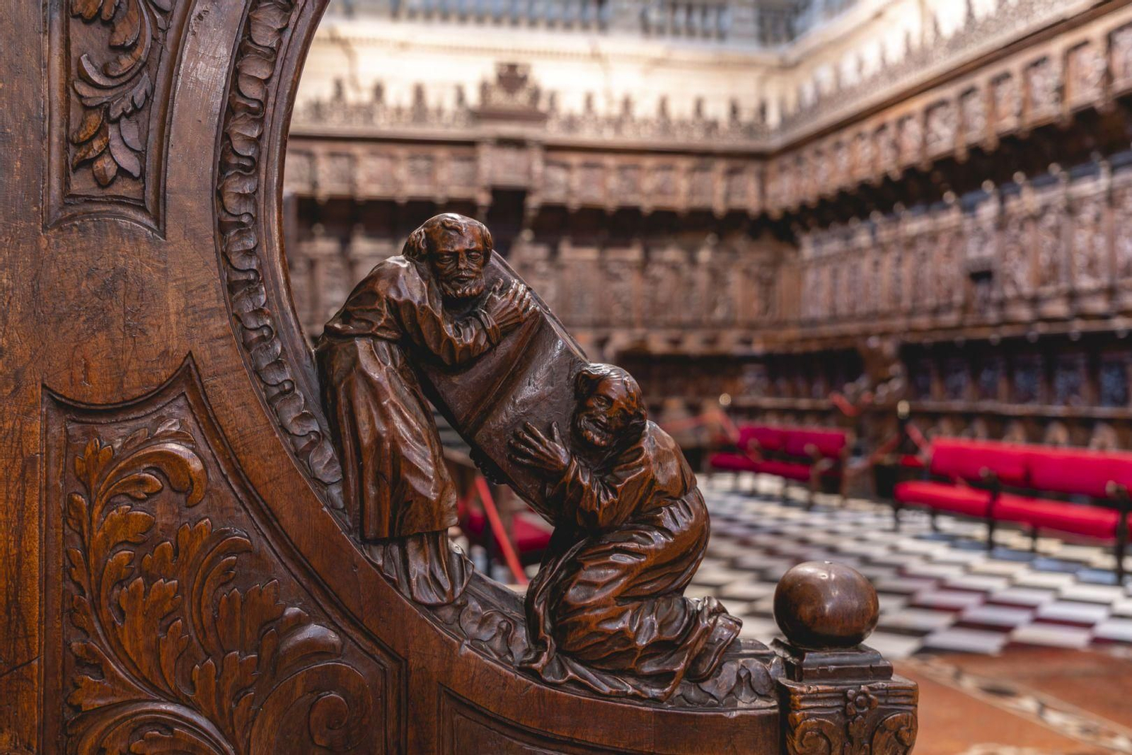 Detalle del Coro. Detalle del Coro.