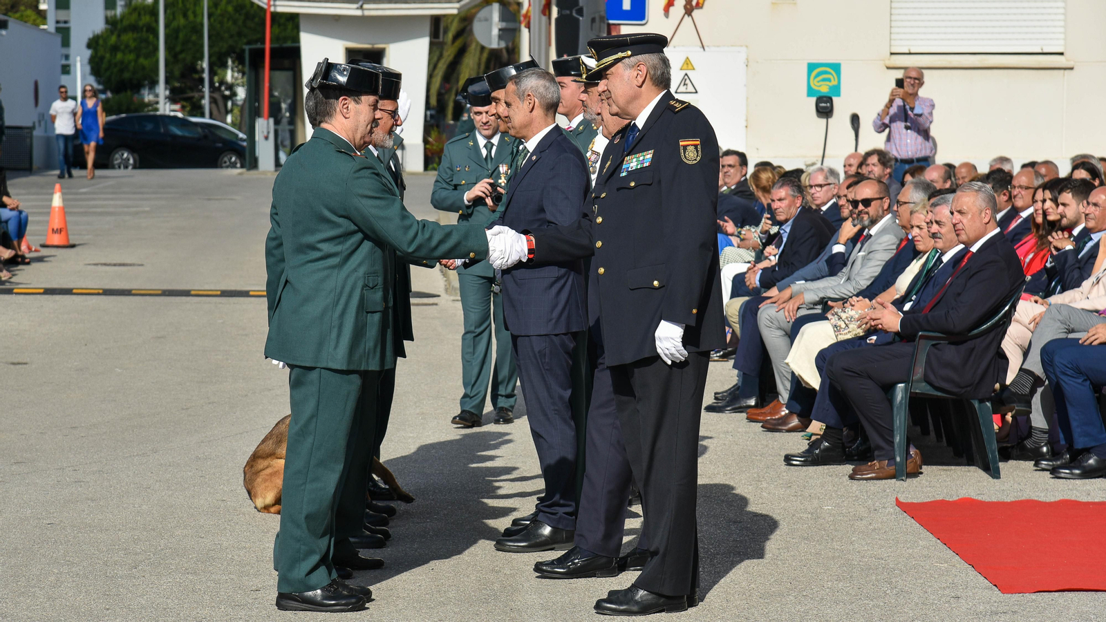 Fotos del acto por el 179 aniversario de la creación de la Guardia Civil en la Comandancia de Algeciras