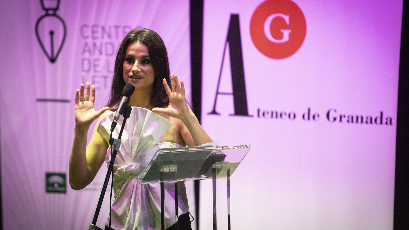 Castaño durante el acto