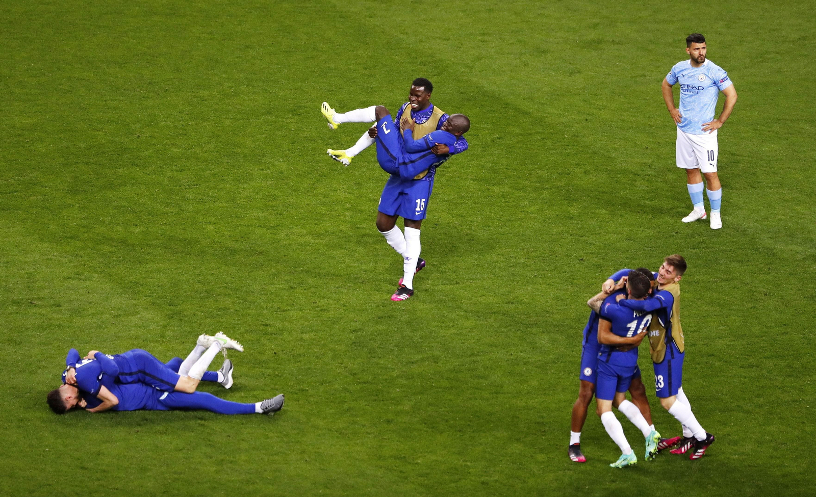 La final de la Champions entre el Manchester City y el Chelsea, en imágenes