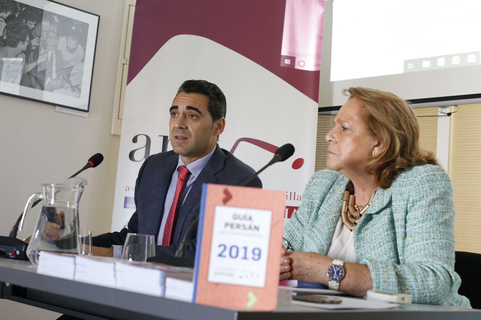 Concha Yoldi y José Castro, presidenta y gerente de la Fundación Persán.