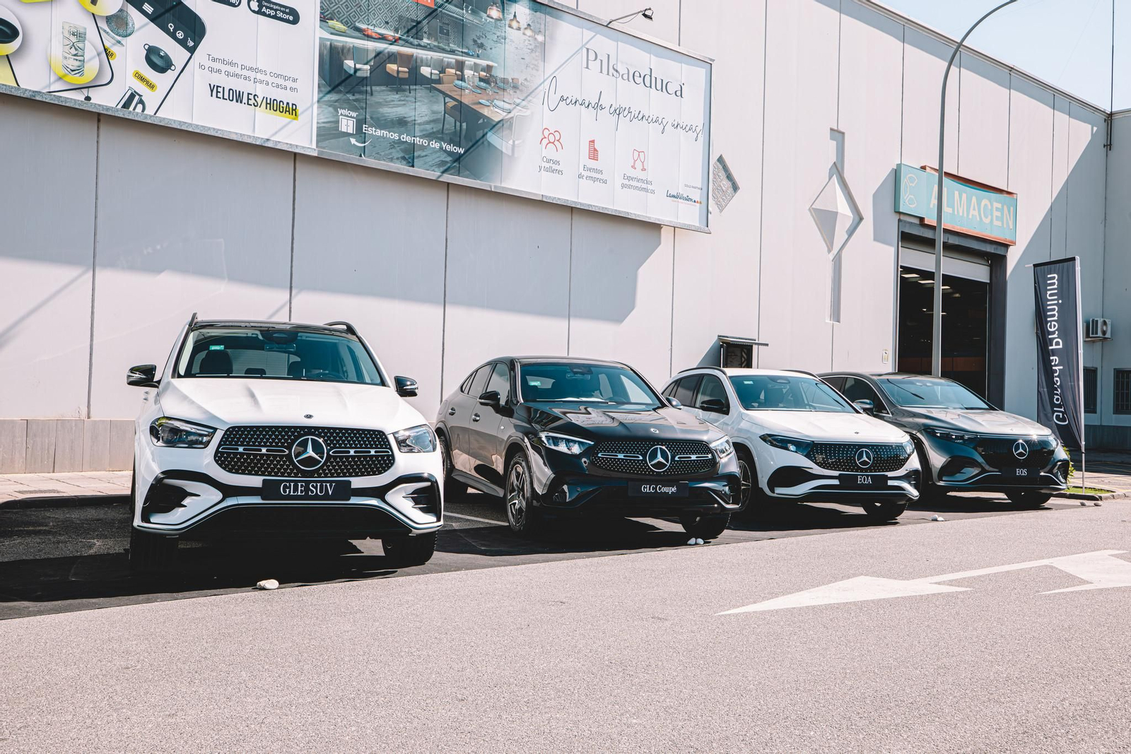 La nueva gama de eléctricos de Mercedes Benz fue la gran protagonista de la tarde.