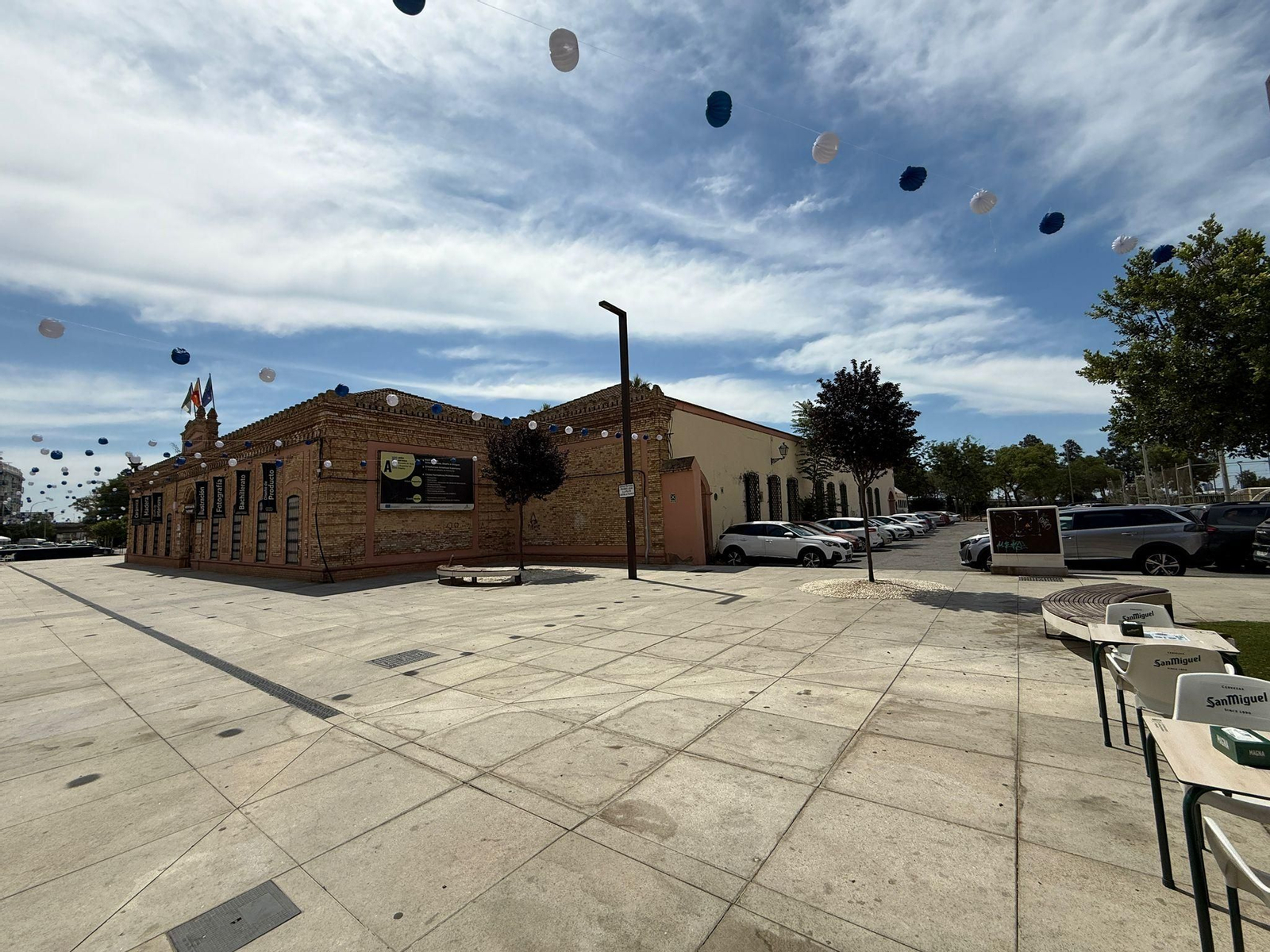 Zona de ampliación de la Escuela de Arte