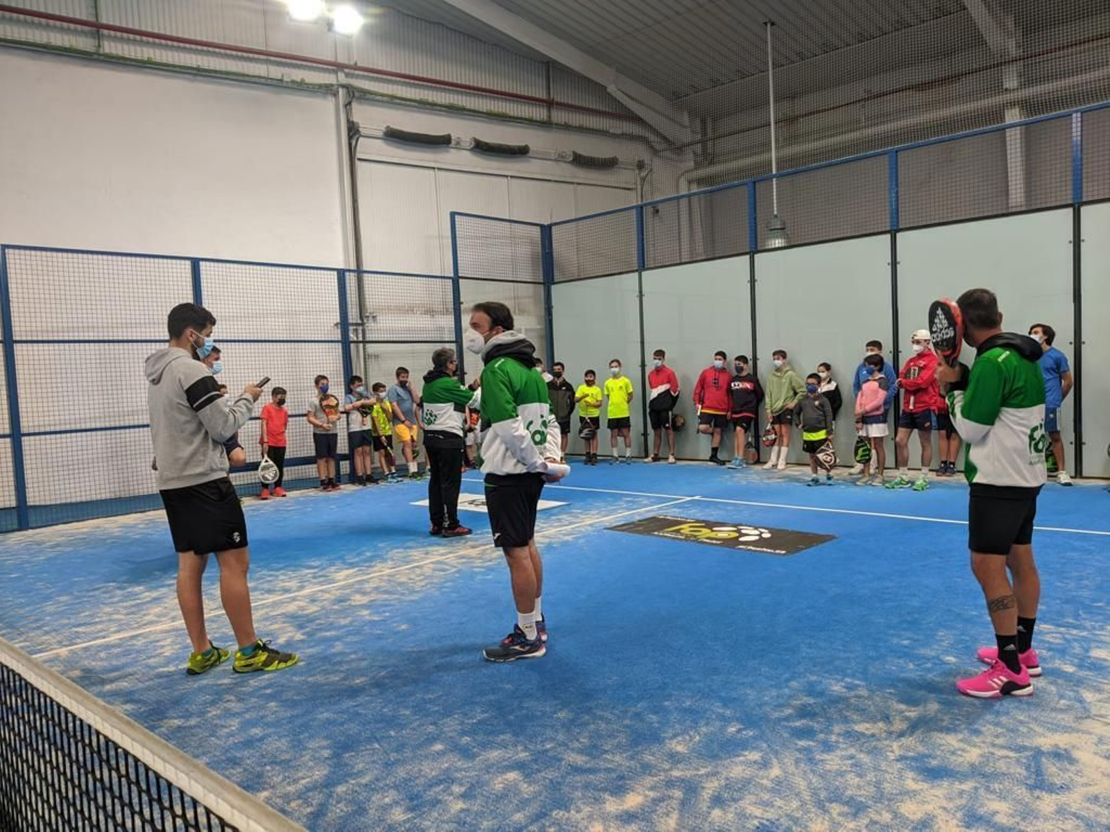 La actividad se desarrolló en las instalaciones de Propádel Indoor