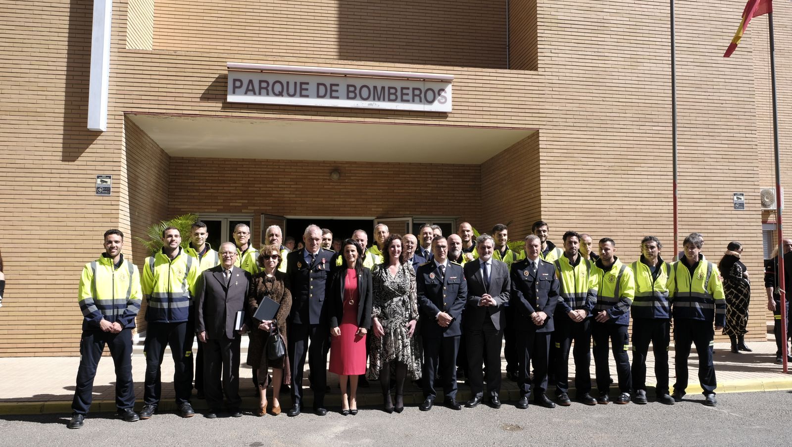 Imágenes del acto del patrón de los bomberos, San Juan de Dios. Almería