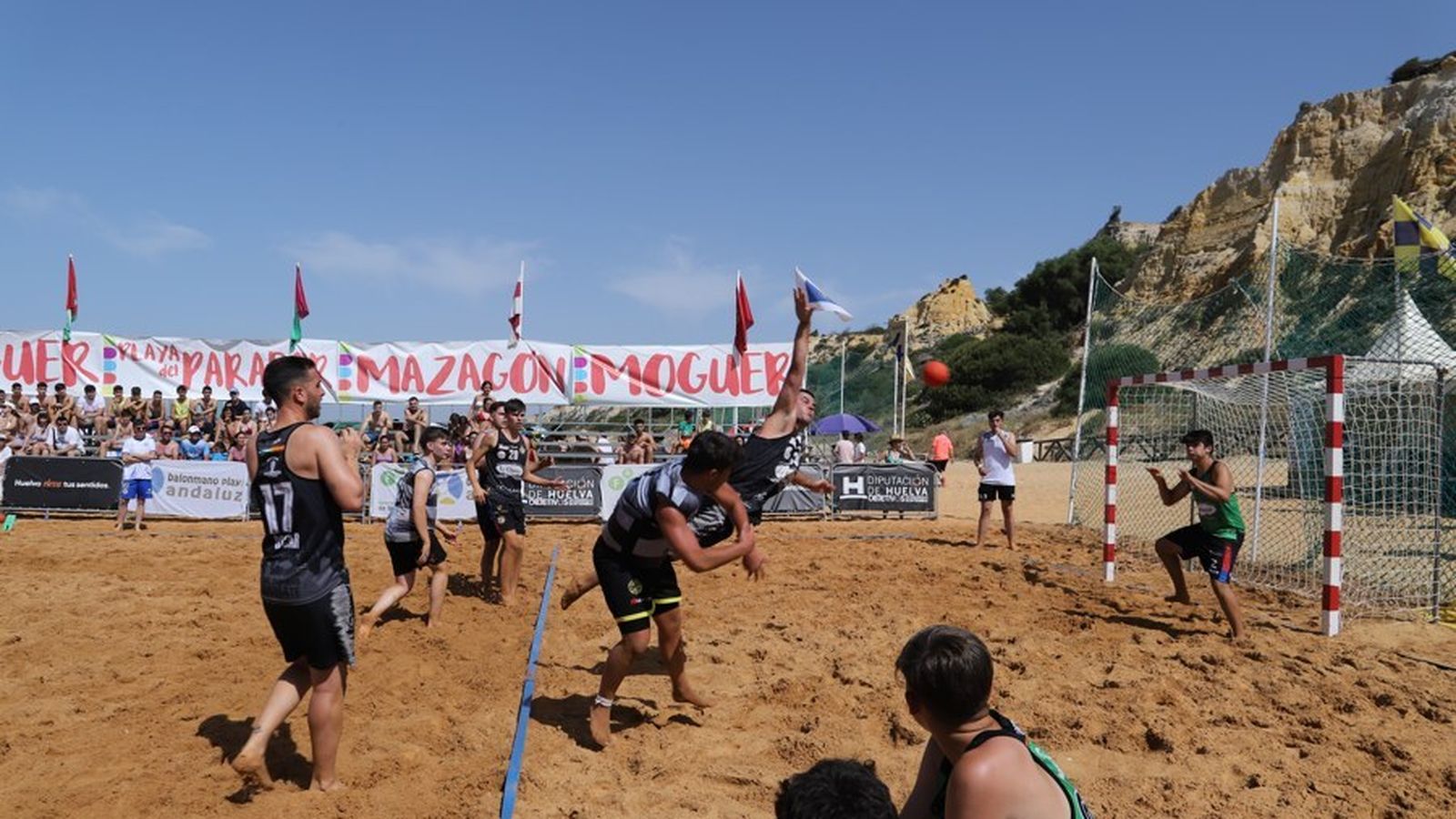 Mazagón disfrutó con acciones espectaculares.