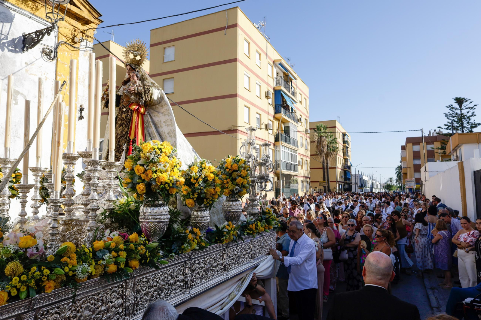 Las imágenes de la procesión de la Virgen del Carmen en El Puerto