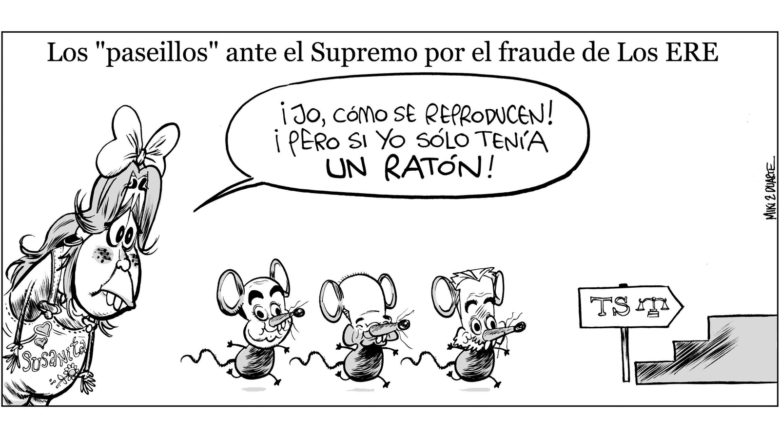 Susana Díaz, cronología viñeta a viñeta