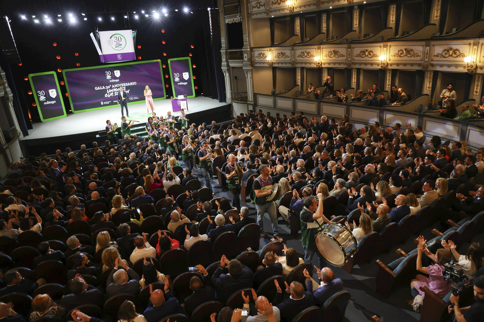 La gala del 30 aniversario de la unión Caja de Ronda-Maristas, en fotos