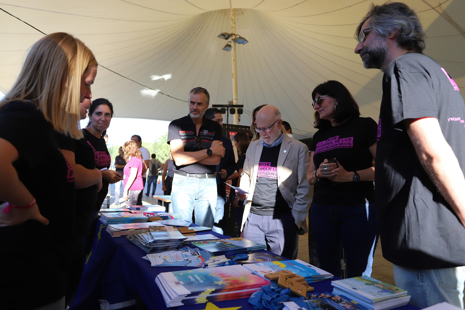 Imágenes de la inauguración de la Noche Europea de los Investigadores
