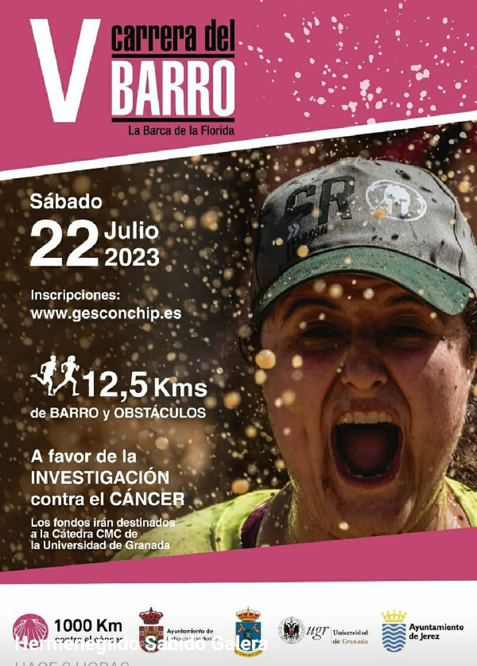 Cartel de la V Carrera del Barro de La Barca.