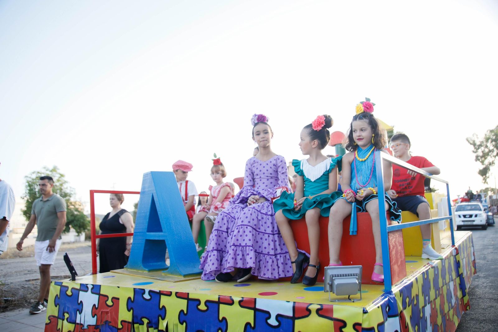 Así se ha vivido el tradicional desfile de carrozas de Gérgal