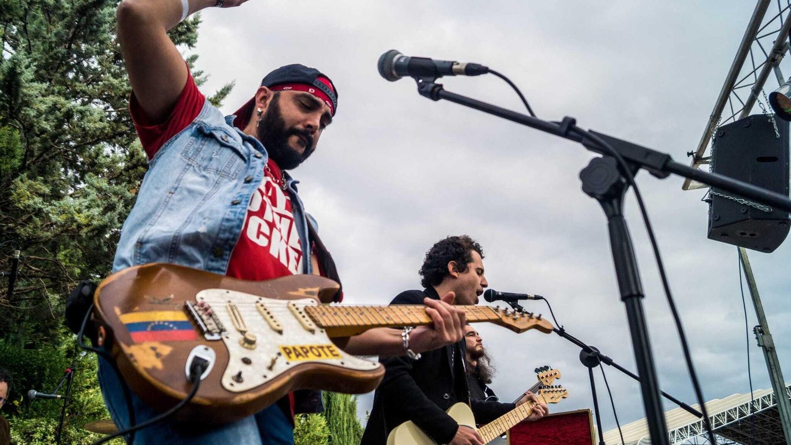 Nacho 'Papote' Pérez, durante un concierto.
