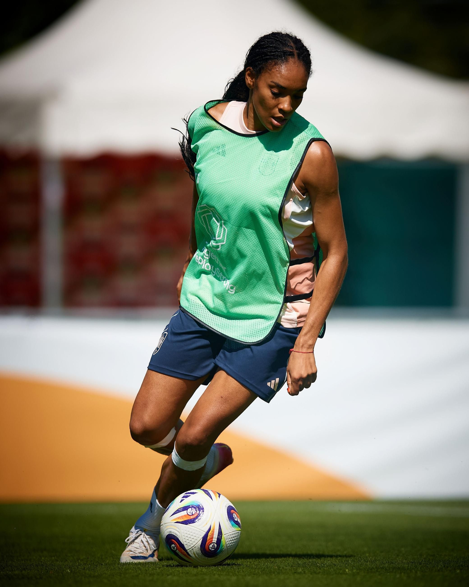 Las fotos de España antes de enfrentarse a Suiza en la Eurocopa femenina