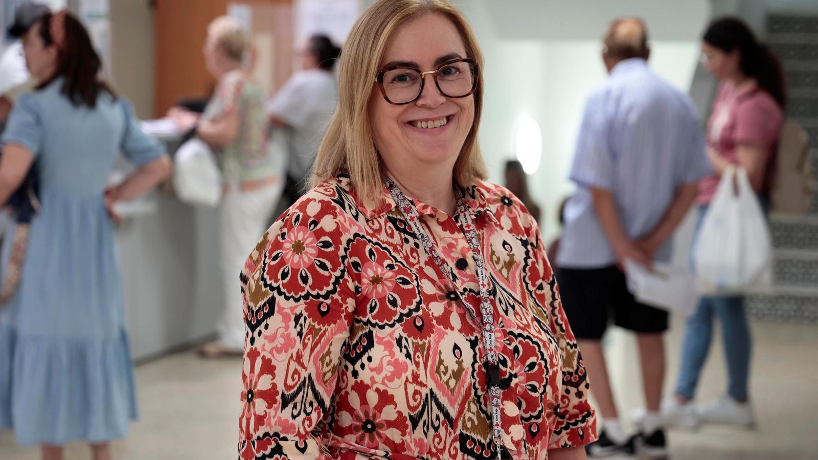 María Ángeles Velasco en el centro de salud de San Jerónimo.